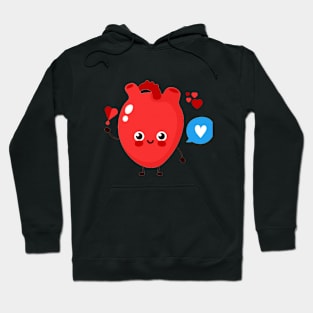 Red Heart Hoodie